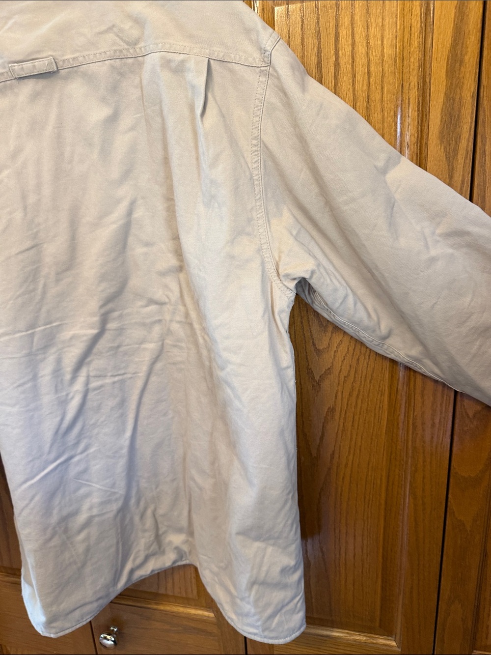 Levi's Light Tan Button-Front Worker Shirt Jacket - Picture 11 of 15